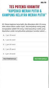 latihan soal Tes Potensi Kognitif KDKMP dan KNMP #tespotensikognitif #kdkmp #knmp