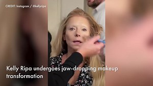 WATCH: Kelly Ripa undergoes jaw-dropping make-up transformation