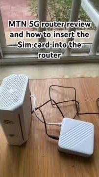 MTN 5G Router Review and how to insert the Sim card into the Router #5G router #mtn