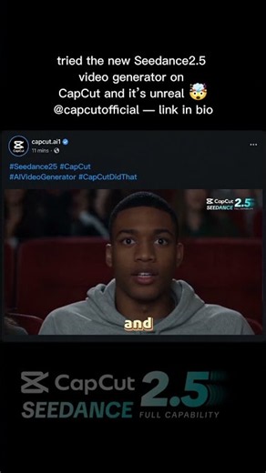 Try Seedance 2.5 on CapCut 👇#Seedance25 #CapCut #AIVideoGenerator #CapCutDidThat