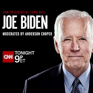 The first live Town Hall of the Joe Biden presidency can only be seen on CNN. Joe Biden: A CNN Presidential Town Hall, tonight at 9 p.m. ET | CNN