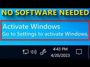 How to Remove Windows Activation Watermark in Windows 10 (No Software Needed)