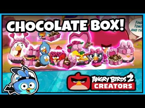 THE CHOCOLATE BOX HAT SET! 💝 / Angry Birds 2 Gameplay (AB2 Creators)