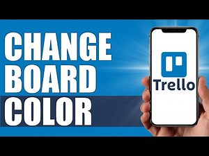 Trello Tutorial 2024 - How To Change Board Background Color in Trello