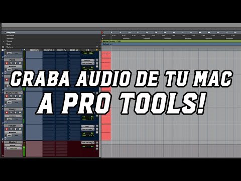 Cómo grabar audio de tu computadora MULTIPISTA con Pro Tools
