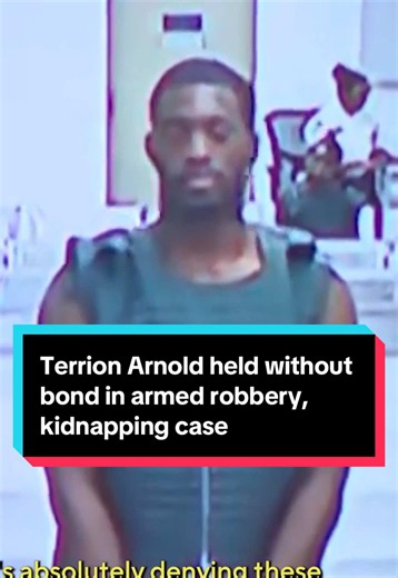 Terrion Arnold, who is charged with four counts of kidnapping and four counts of armed robbery, made his first appearance in a Tampa courtroom Thursday. A judge ordered the 23-year-old Tallahassee, Florida, native to be held without bond. Read more at CBSDetroit.com #terrionarnold #detroitlions #crime #crimenews #detroit
