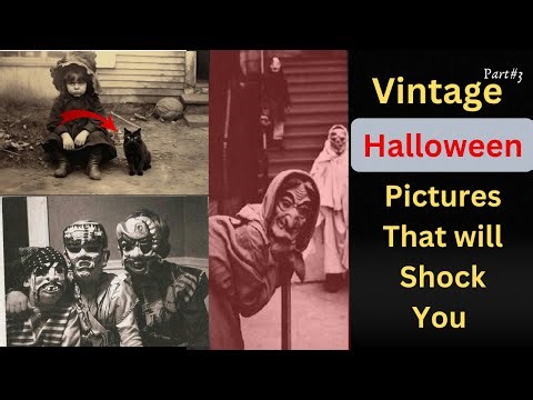 📷▶ Vintage Photos: Disturbing Old Halloween Costumes You’ve Never Seen Part#3 #halloween
