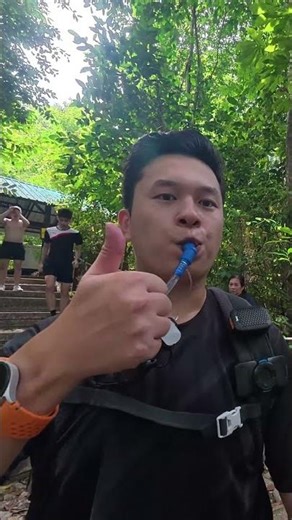 Singapore training starts. Overseas mountains, I’m coming. #DairyFarmPark #BukitTimahHill