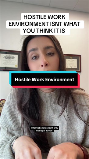 What is required for a legally hostile work environment? More than bullying and bad management, unfortunately. #lawyer