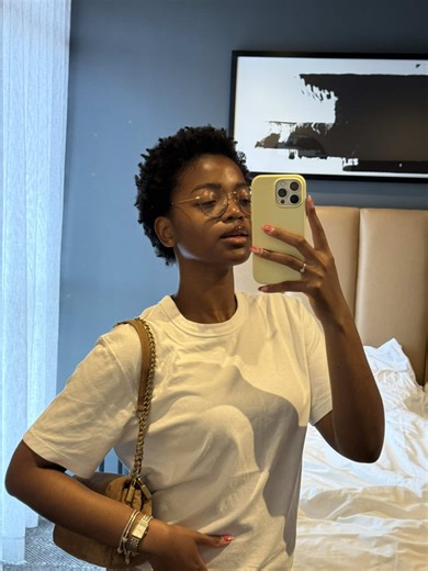 '- a quick skincare x hair x ootd grwm. #grwm #ootd #skincare101 #grwmoutfit #naturalhair