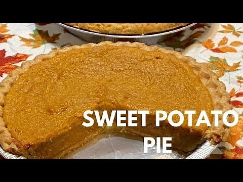The Best Sweet Potato Pie Recipe (EASY & DELICIOUS!) Thanksgiving Recipe