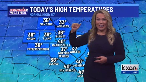 First Warning Weather Morning Forecast with Meteorologist Kristen Currie (Feb. 20. 2025)