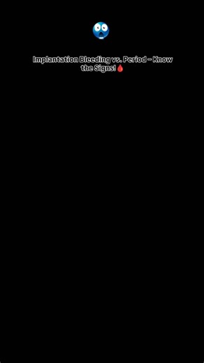 @extendyour_knowledge | "Confused about implantation bleeding vs. your period? Check this quick guide! Light flow, pink/brown color, and 1-2 days could mean... | Instagram