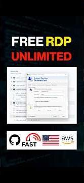GET FREE RDP! UNLIMITED!! #freerdp #freevps #githubstudentpack #tutorial #remotedesktop #tech #web3