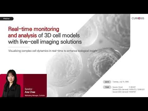 [Webinar] Real-time monitoring and analysis of 3D cell models with live-cell imaging solutions