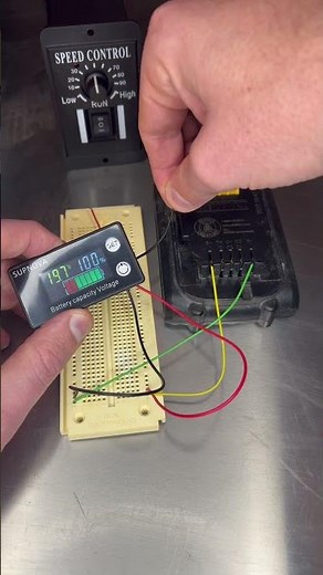 SUPNOVA Battery Monitor Test Run #shorts #batterymonitor #DIY