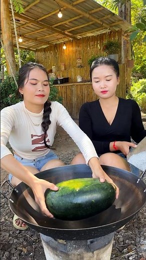 Cooking watermelon recipe #foodie