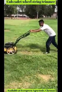 Cub Cadet Wheel string trimmer 2nd Video