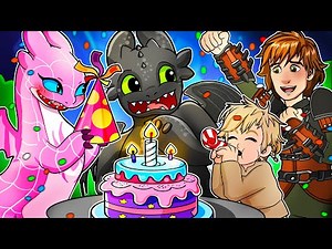 Toothless Gets a Surprise Gift from Hiccup! 🎁🐉 | Birthday Fun How To Train Your Dragon 2025