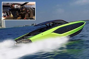 Lamborghini unveils £2.7million luxury yacht that looks like a supercar