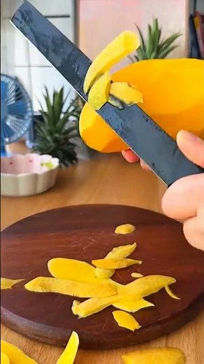 How to Peel a Mango Like a Pro Extremely Satisfying and Neat Results