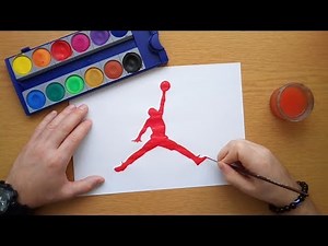 How to draw a Jordan logo
