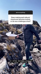 Q: does making each album/visual ever become routine, or do new challenges arise? A: it never becomes routine. “too much” ambition. | iambountyfan | Facebook