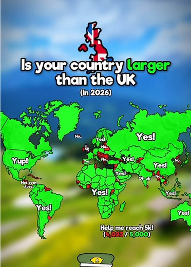 Comparing Country Sizes: UK vs British Empire