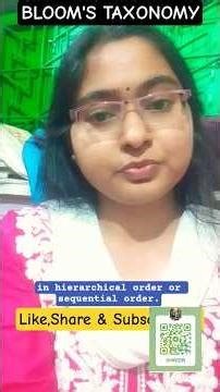 |Bloom's Taxonomy| #instructionalobjectives #shortcontent #examprep