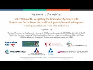 Integrating the Graduation Approach with Government Social Protection and Employment Generation