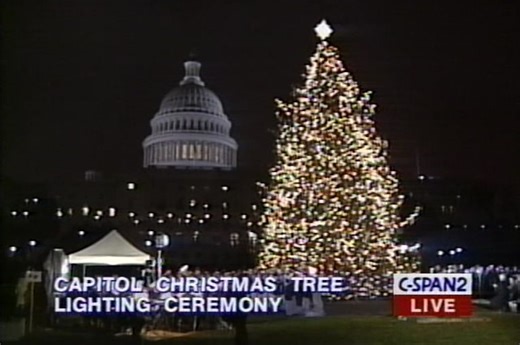 1997 Capitol Christmas Tree Lighting Ceremony