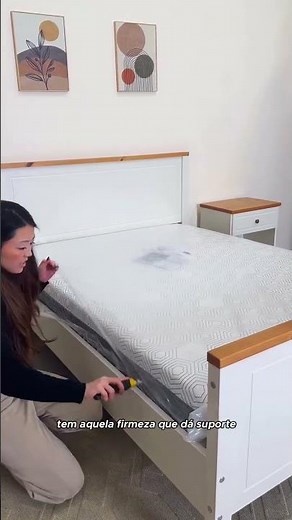 Como assim esse colchão chegou assim, todo embalado a vácuo? 🛏️