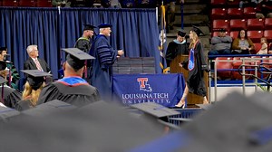 We're reliving the energy and excitement from our Fall 2024 graduation ceremony on this #LoyalBlueFriday! 🎓 | Louisiana Tech University