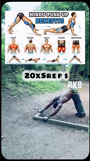 Hindu Push-Up 🧘‍♂️💪