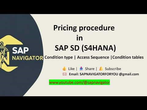 Class 10. SAP SD Pricing Procedure Explained | Condition Types, Access Sequences & Condition Tables