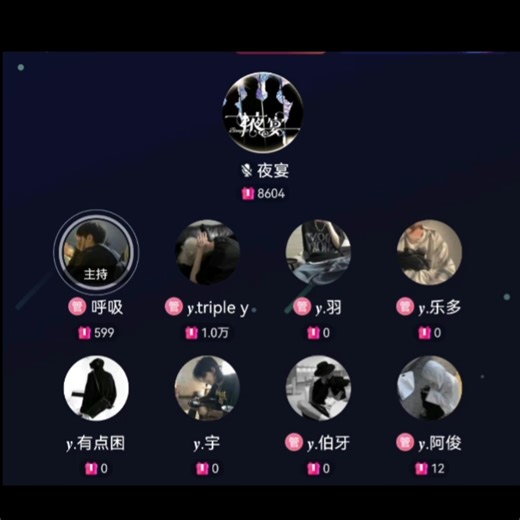 【夜宴】20231123 下午17-18游戏档 呼吸、triple y、羽、乐多、有点困、宇、伯牙、阿俊。