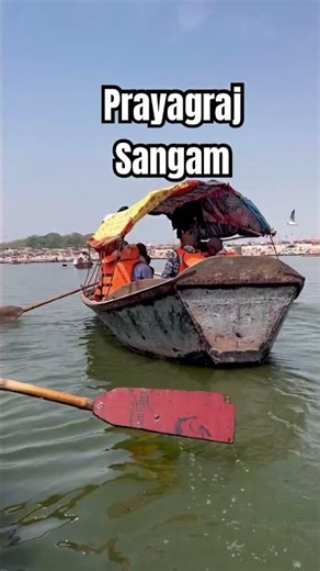 Prayag raj Sangam boat tour #sangam #prayagraj #bhakti #hanuman #reels