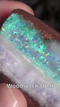 #52. The countdown continues... Beautiful Boulder Opal Specimen - has a river of bright colour.