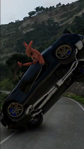 Realistic BeamNG.drive Crash Test | Dummy Ejection & Mountain Road Accident #beamngdrive