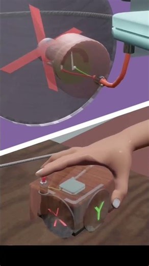 Worlds First computer mouse Explained with 3D Animation.. Like❣️ comments📋 Share📤 . #3danimation