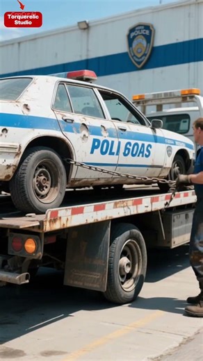 Police Car Restoration Full Process | Abandoned Cop Car Rebuild Transformation