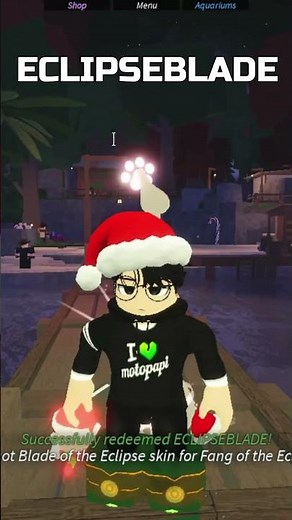 👉 NEW FISCH CODE: FANG OF THE ECLIPSE SKIN (ROBLOX)