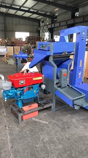 334K views · 6.3K reactions | 4in1 rice milling machine with diesel engine | Backbone machinery | Facebook