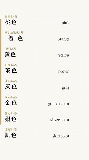 More Colors in Japanese 🇯🇵 桃色, 黄色, 茶色 & More | Kanji Practice