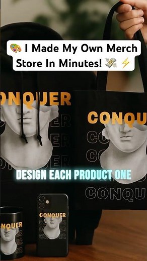 How I Made My Own Merch Store In Minutes!