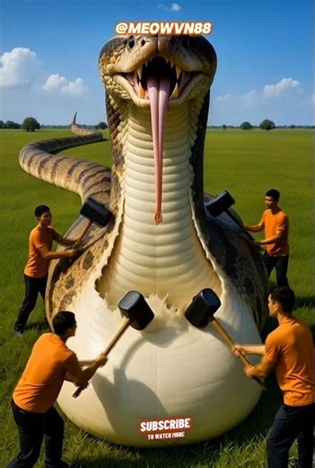 Rescue Panda From Giant Python Tummy — Unbelievable Wild Save! 🐍🐼 #shortsfeed #youtubeshorts