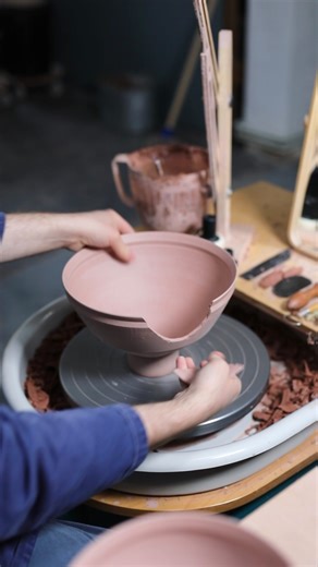 Florian Gadsby on Instagram: "’S’ cracks are relatively rare occurrences in my workshop yet I’m sure they’re something that most practiced potters will encounter even when they think they’ve done everything right. I left these two bowls out to turn bone dry when I really should have slung some plastic sheeting over them, partly wrapping them, to slow the drying process down as otherwise, well, cracks like this can occur. In this instance, the rims and upper portions of the bowls dried out quickl