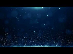 Particles Blue Bokeh Dust Abstract Light Motion Titles Cinematic Background Loop 4K