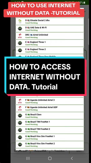 how to use internet without data
