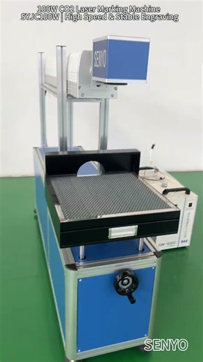 SYJC100W CO2 Laser Marking Machine for Wood, Acrylic, Leather & Non-Metal Materials